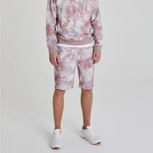 AG  Adriano Goldschmied  Klay Terry Tie Dye Cotton Casual Shorts